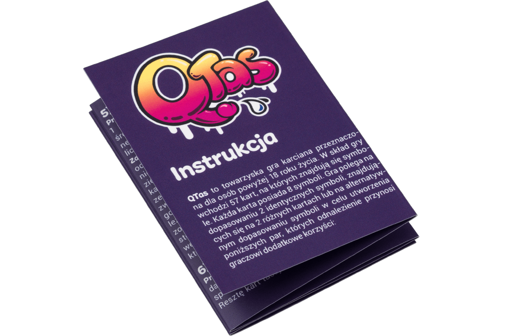 Instrukcja złożona - gra karciana QTas